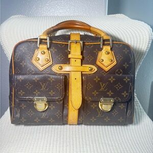 Vintage Manhattan project tote bag.